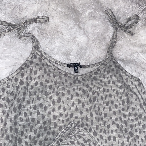 TART Collection intimates pajama set animal print tie tank and shorts - Picture 2 of 7